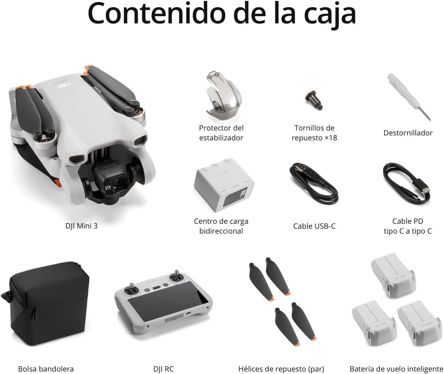 DJI Mini 3 Pro - Dron Mini con Mando a distancia y cámara, ligero y plegable con vídeo 4K HDR